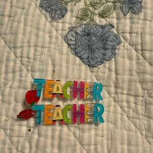 Colorful Teacher Earring  Set